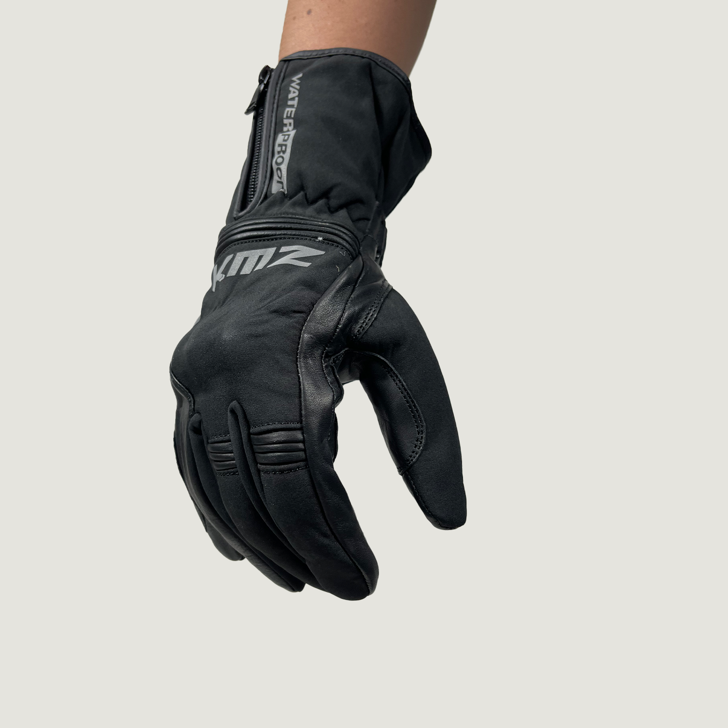 Guantes Moto Calle Invierno Negro KMZ