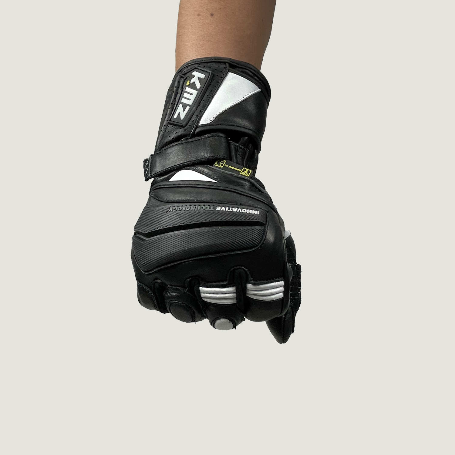Guantes Moto Calle Primal Negro/Blanco