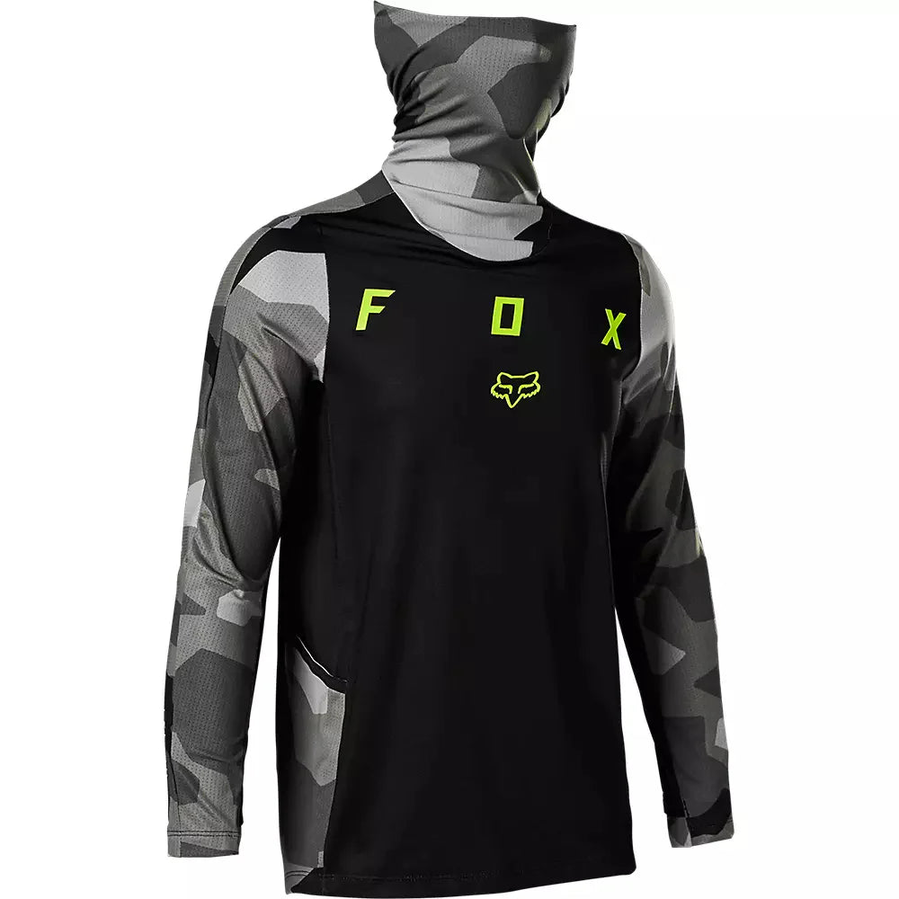 FOX Polera Moto Niño Ranger Drive Camo Verde