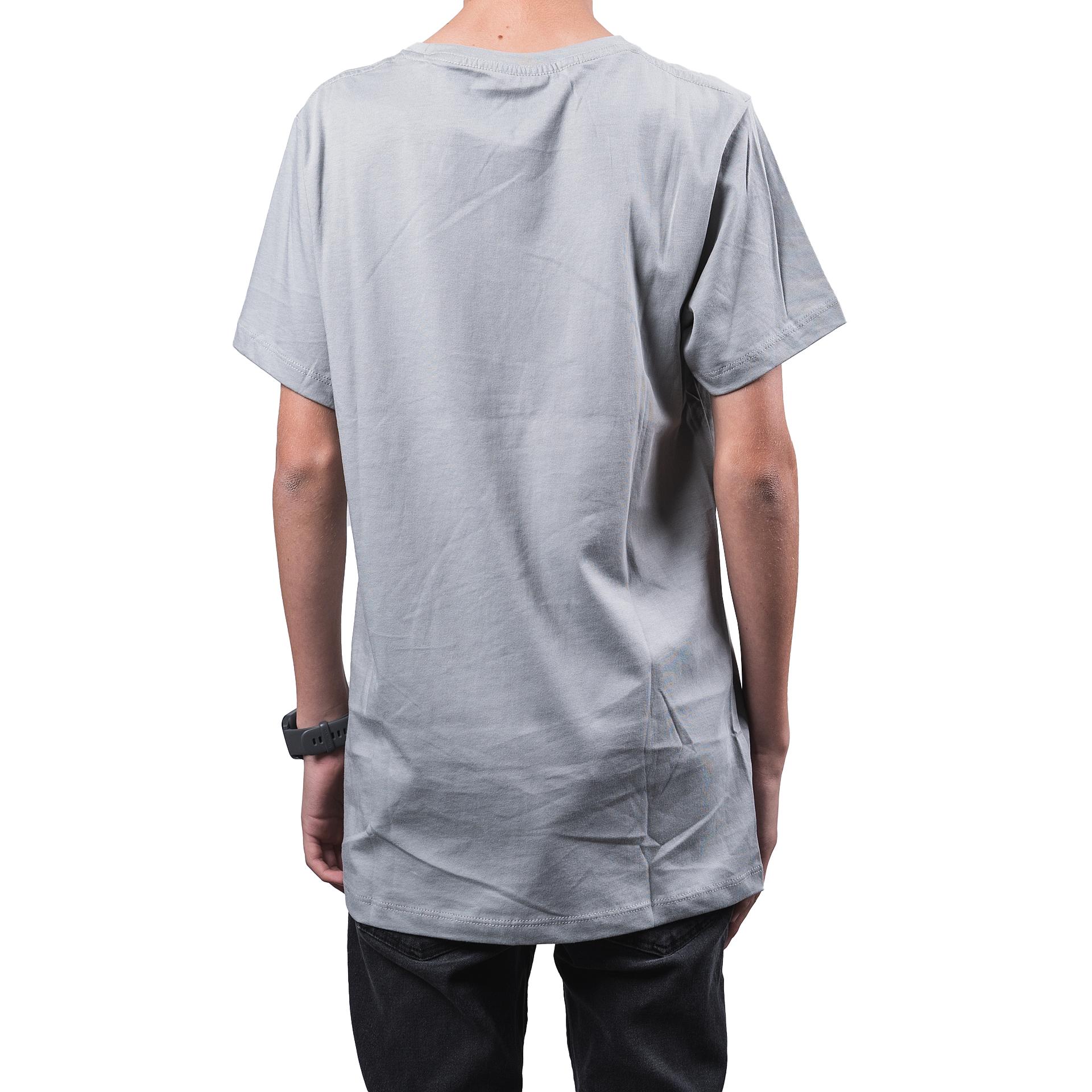 Polera Lifestyle Niño Predator SS Gris Fox