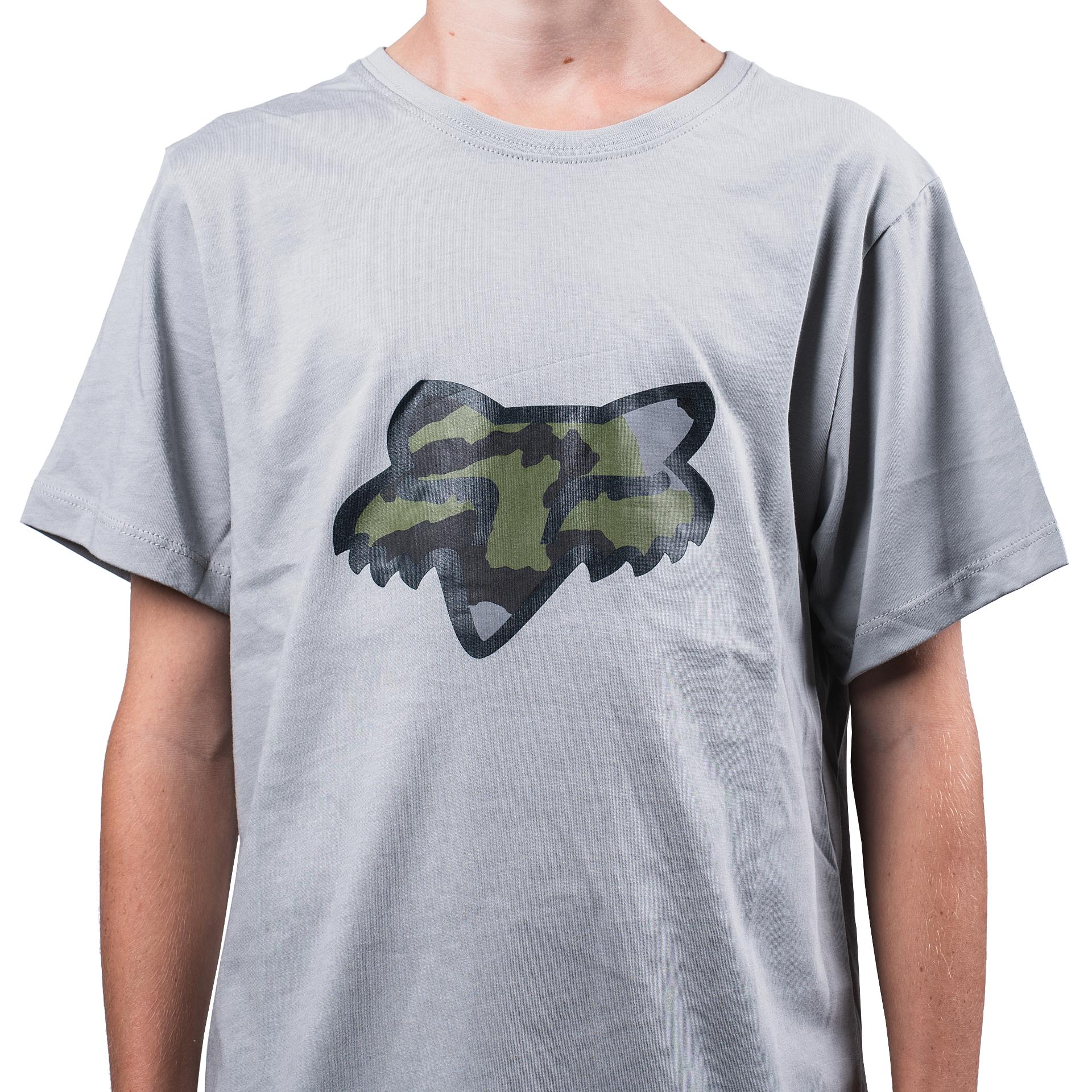 Polera Lifestyle Niño Predator SS Gris Fox