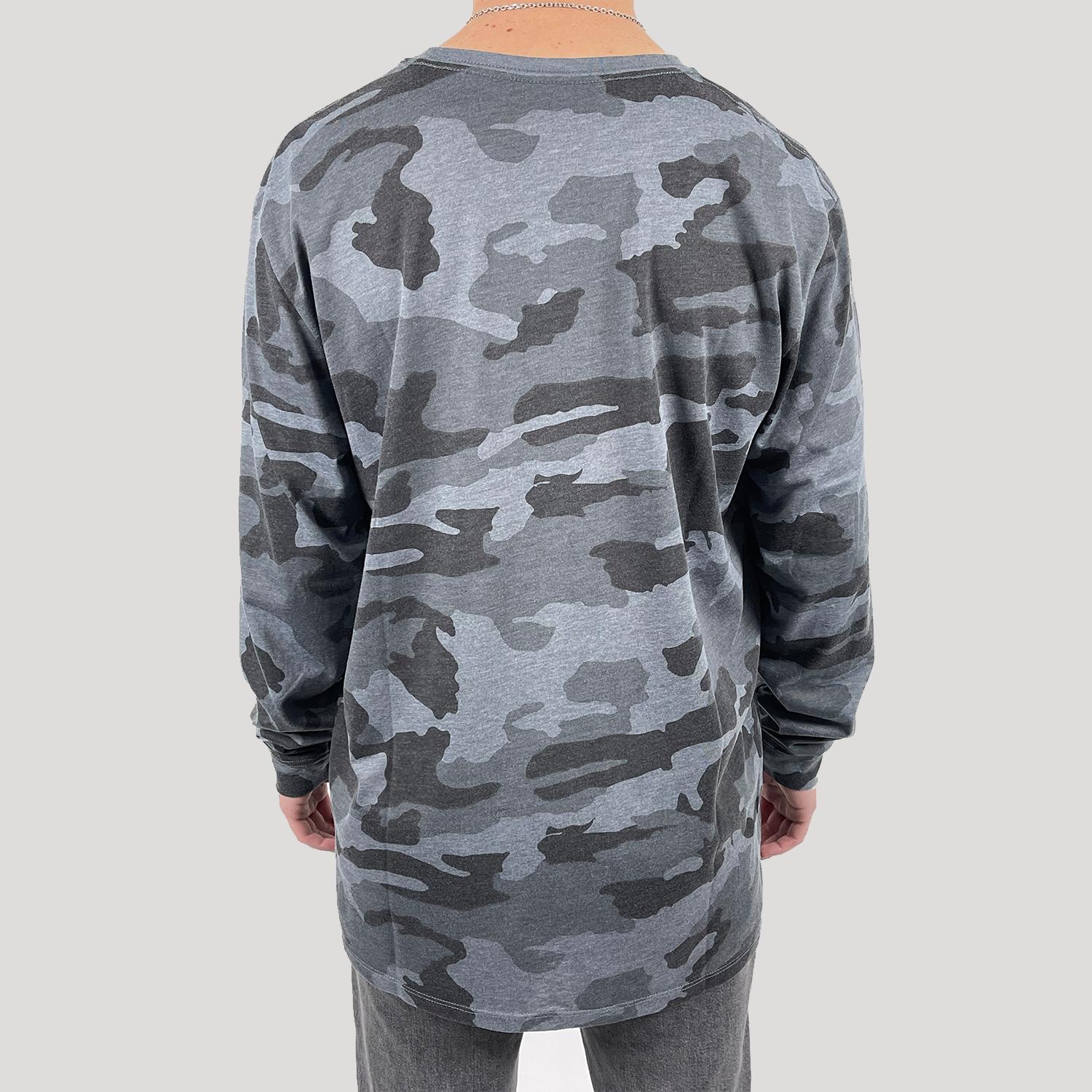 Polera Lifestyle Long Sleeve Camo Fox