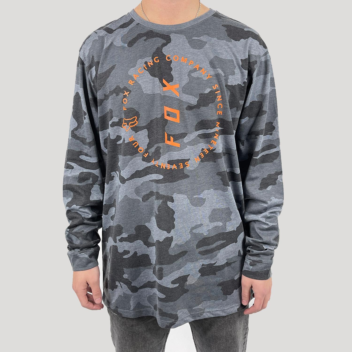 Polera Lifestyle Long Sleeve Camo Fox