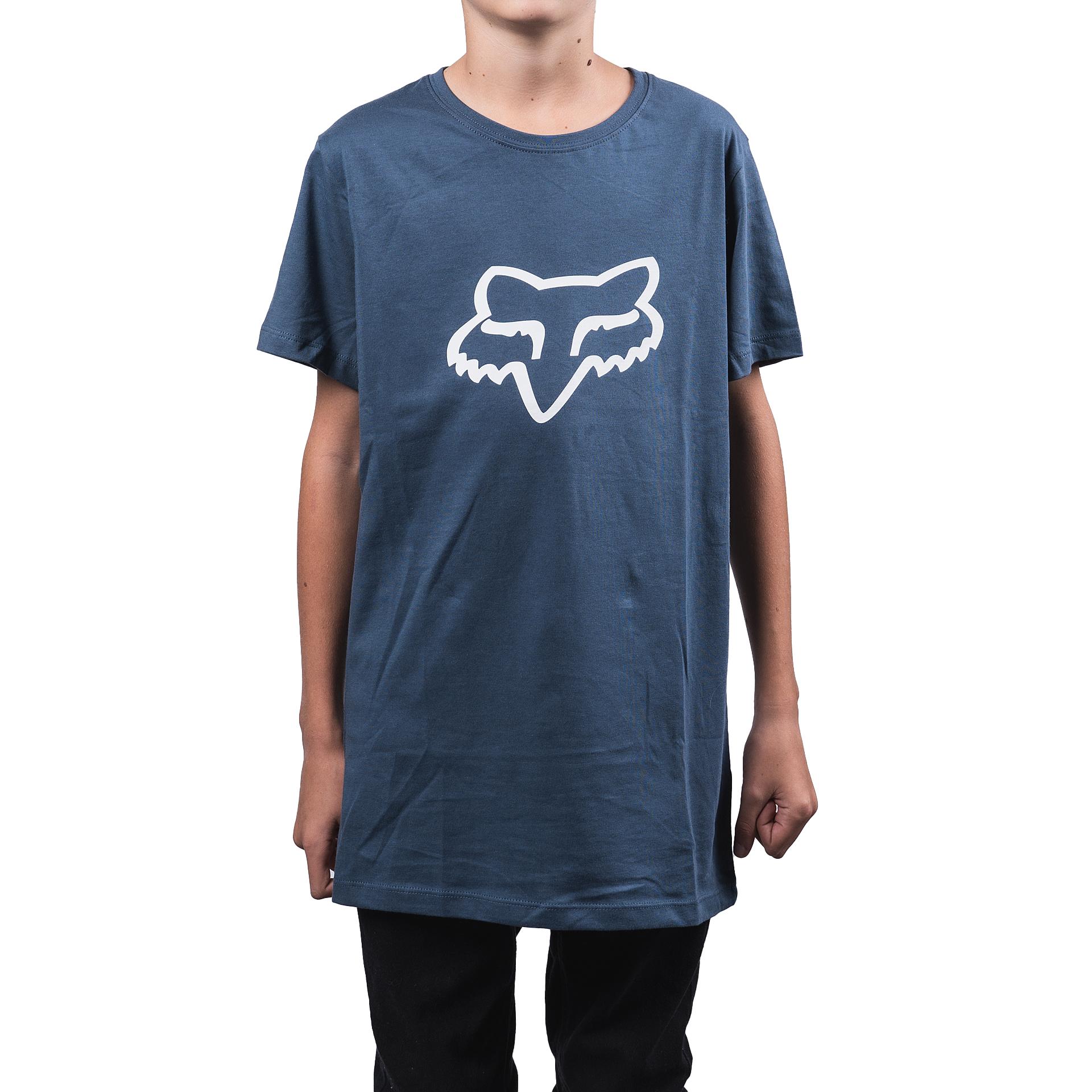 Polera Lifestyle Niño Legacy Head Azul Fox