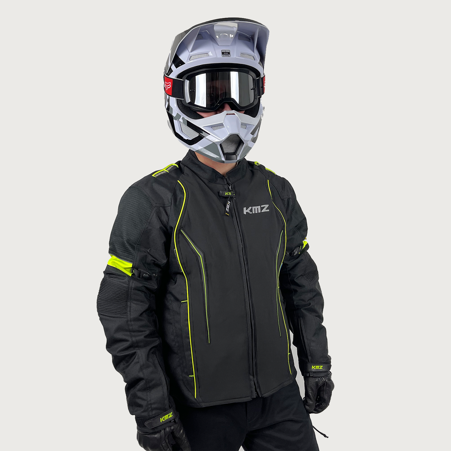 Chaqueta Moto Calle KMZ Racer Negro/Verde
