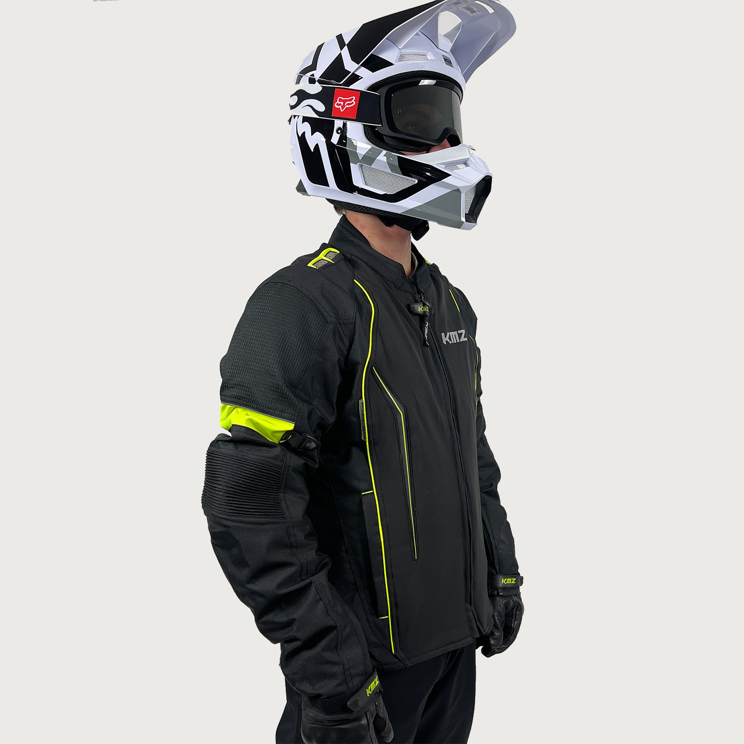 Chaqueta Moto Calle KMZ Racer Negro/Verde