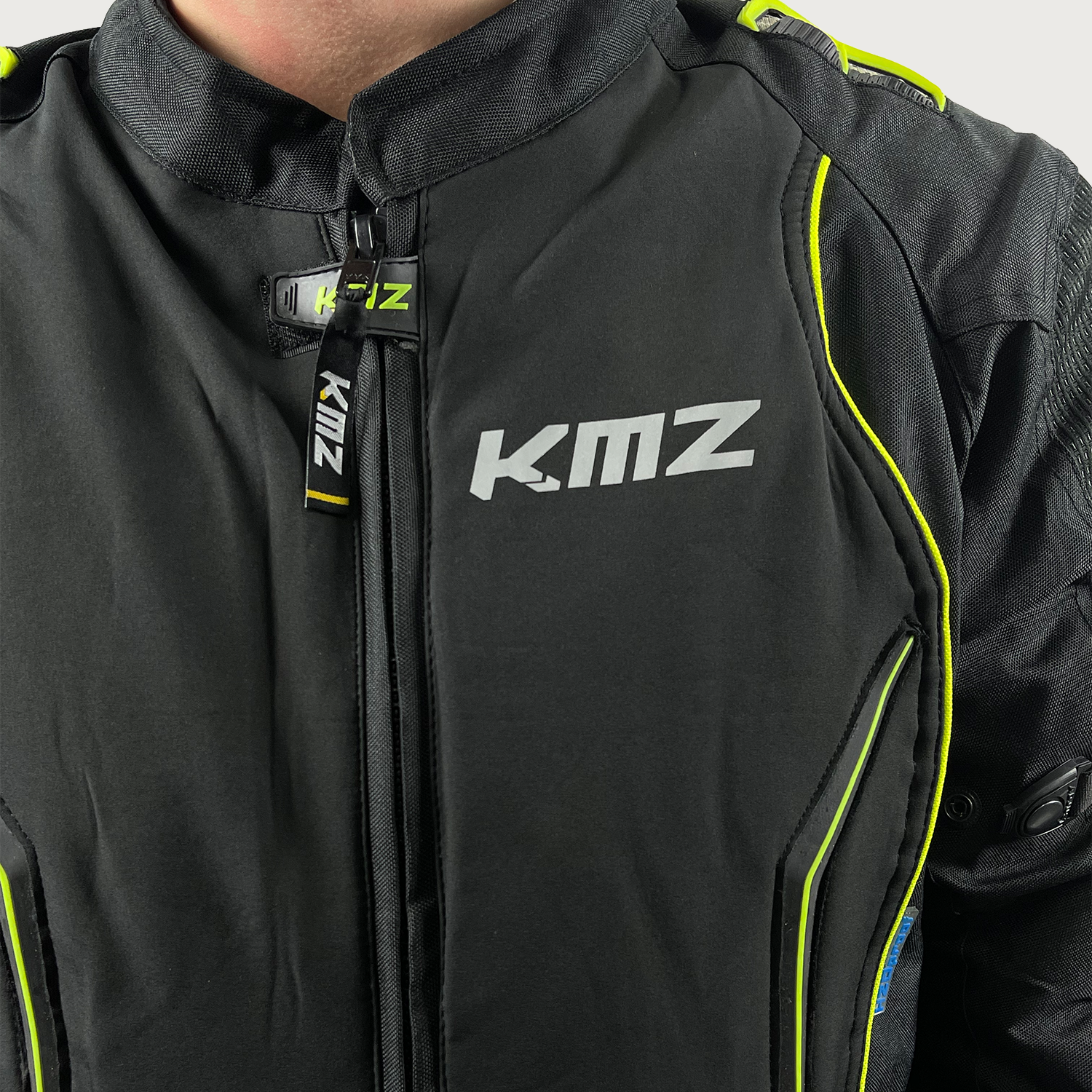 Chaqueta Moto Calle KMZ Racer Negro/Verde