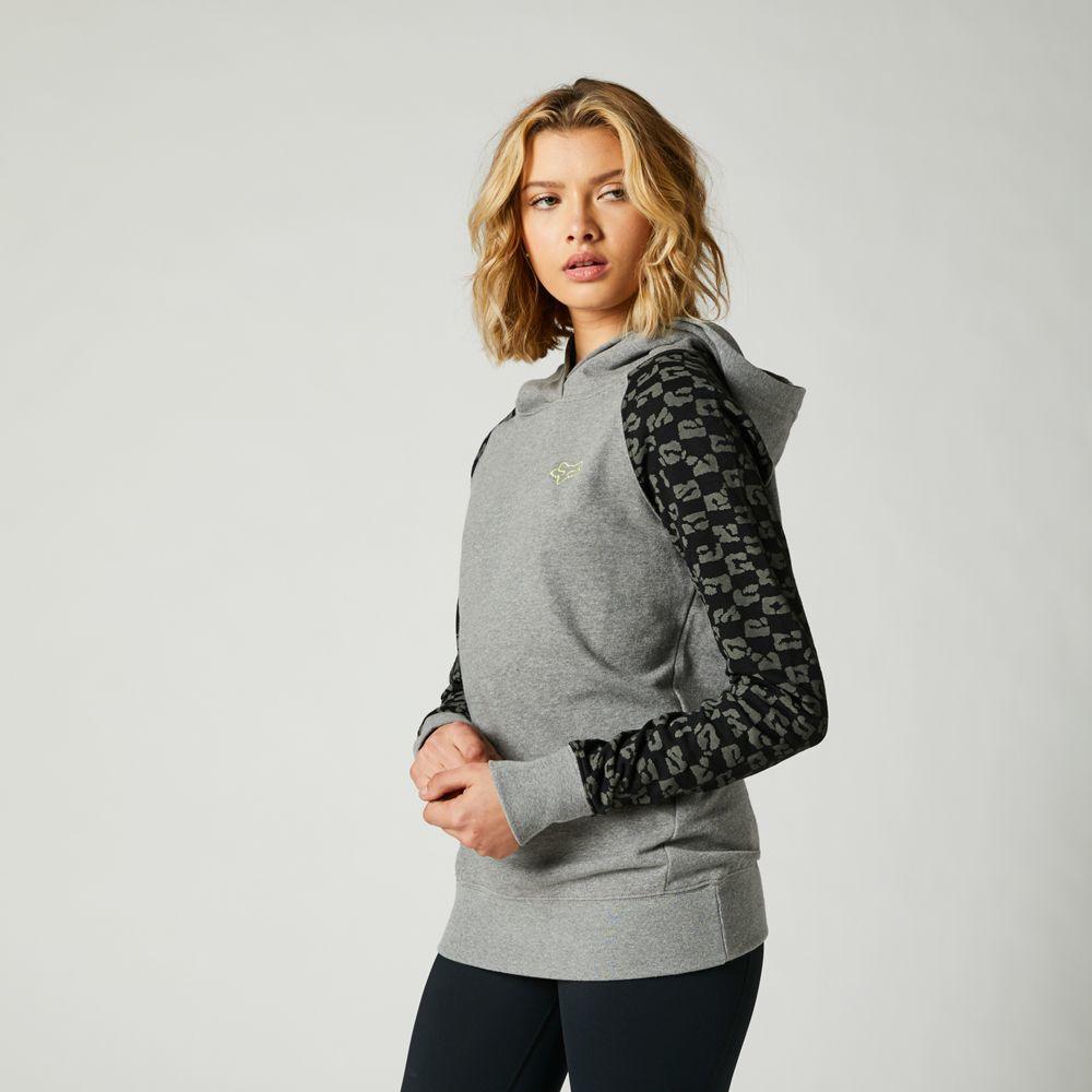 Poleron Lifestyle Mujer Society Gris Fox