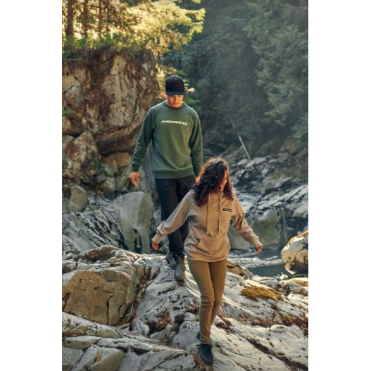 Poleron Lifestyle Forest Crew Verde Norco