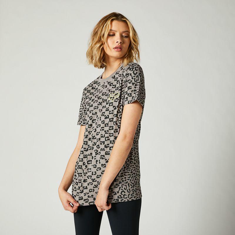 Polera Lifestyle Mujer Cheetah Check Gris Fox