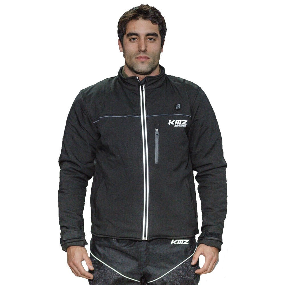 Chaqueta Moto Calle KMZ Calefactora Cooler Negro