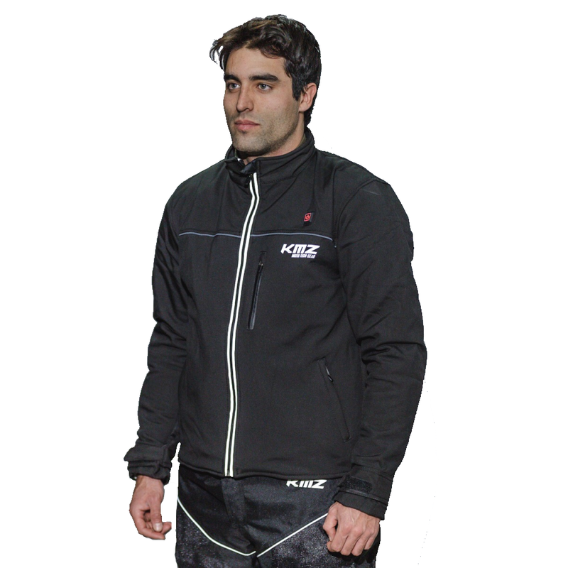 Chaqueta Moto Calle KMZ Calefactora Cooler Negro