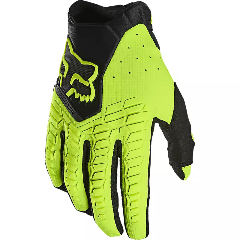 Guantes Moto Pawtector  CE Amarillo Fox