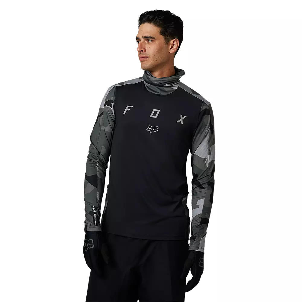Polera Moto Ranger Drive Camo Negro Fox