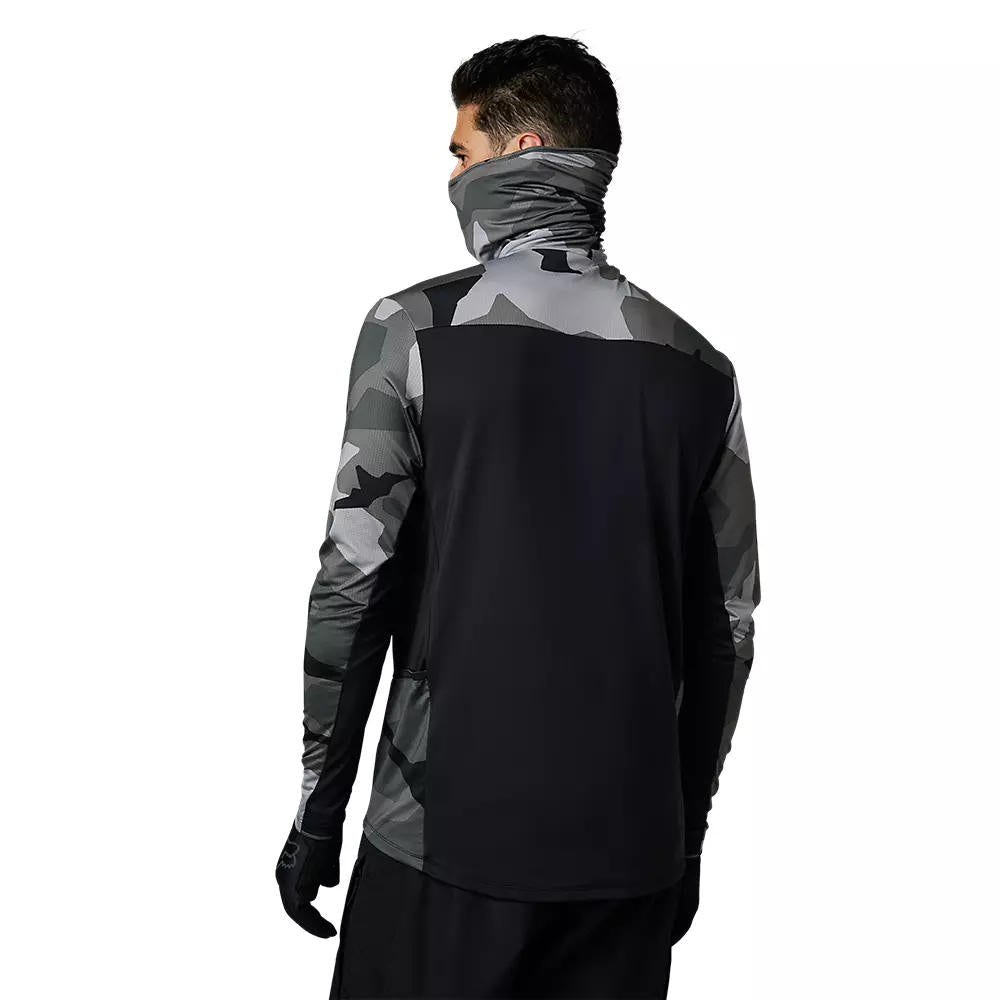 Polera Moto Ranger Drive Camo Negro Fox