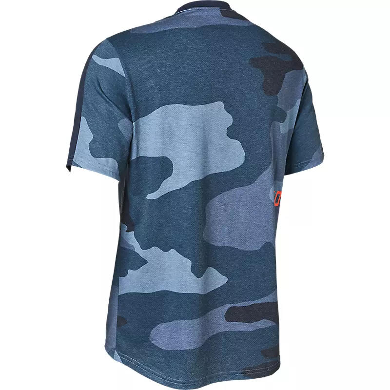 Polera Bicicleta Ranger Drirelease Camo Azul Fox