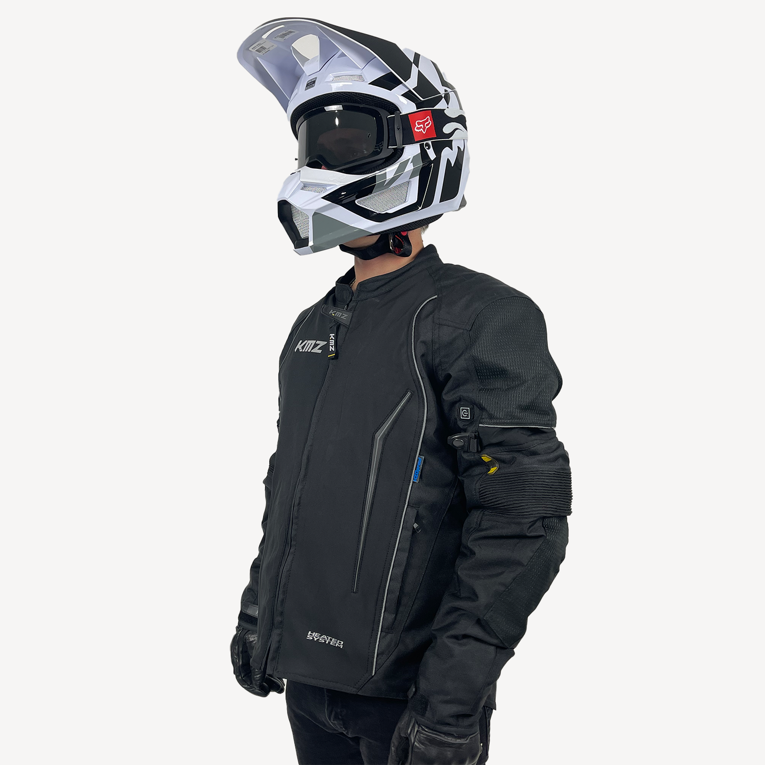 Chaqueta Moto Calle Warm Apex Negro Kmz