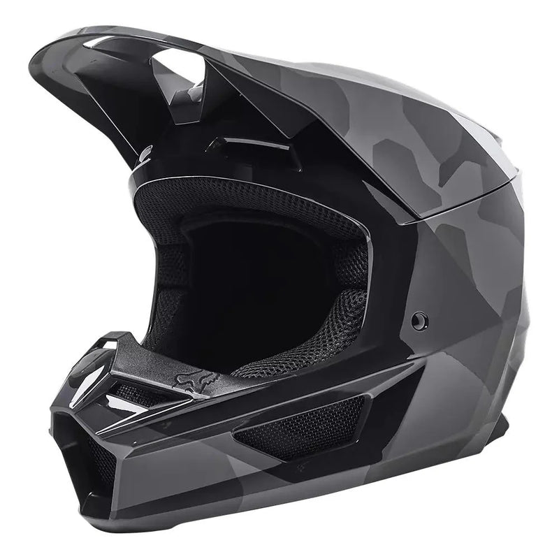 Casco Moto V1 BNKR Camo Negro Fox - Rideshop