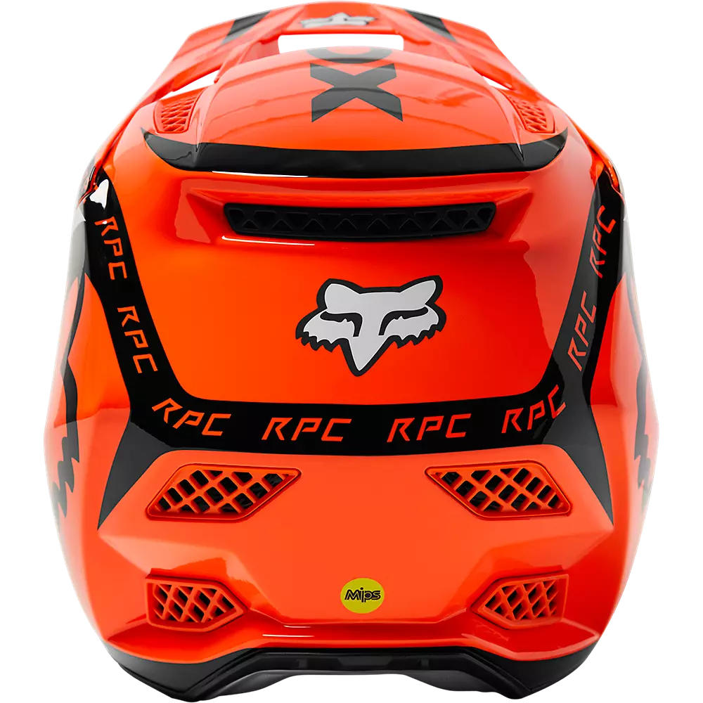 Casco Bicicleta Rampage Pro Carbon Mips™ Dvide Naranjo Fox
