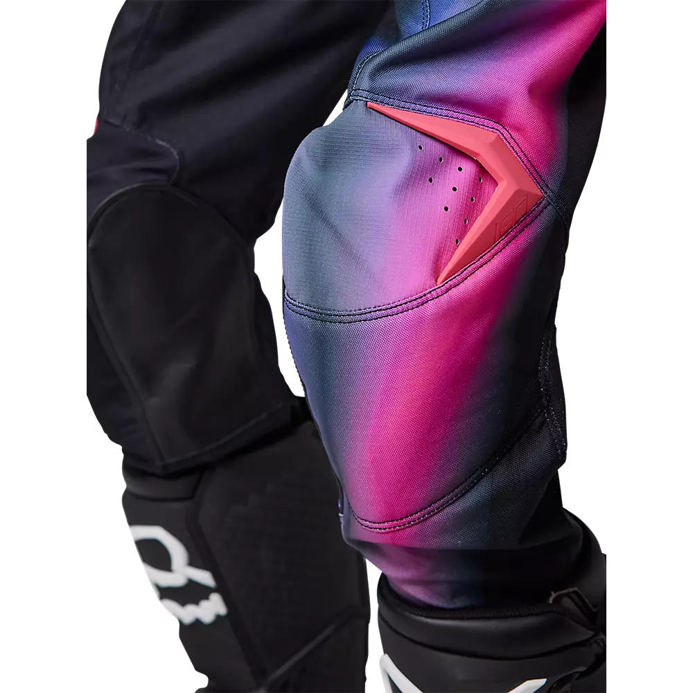 Pantalon Moto Niña 180 Toxsyk Negro/Rosado Fox