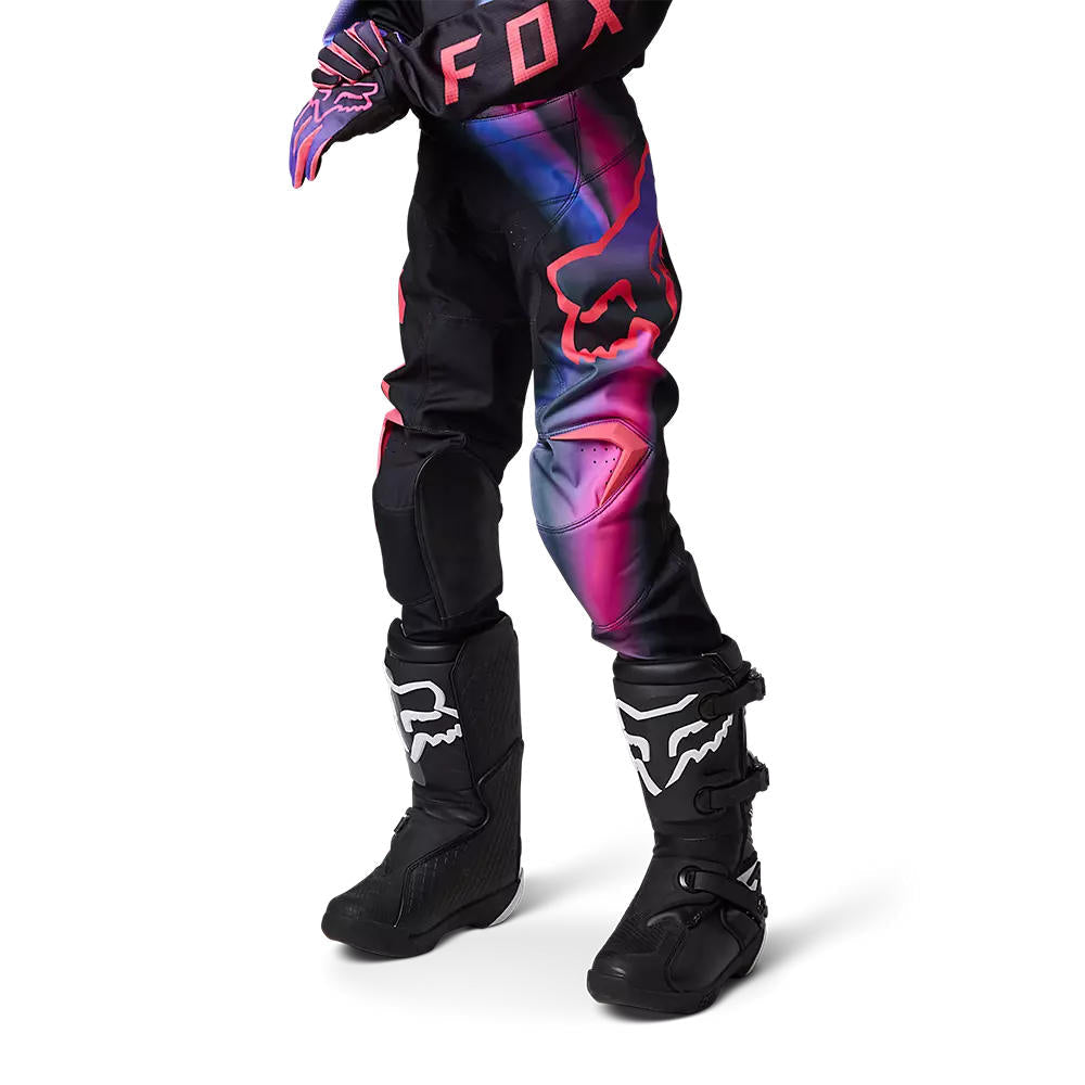Pantalon Moto Niña 180 Toxsyk Negro/Rosado Fox
