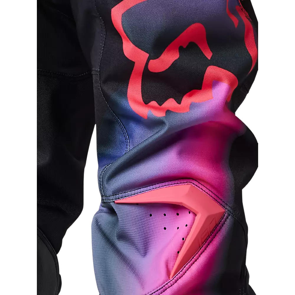 Pantalon Moto Niña 180 Toxsyk Negro/Rosado Fox