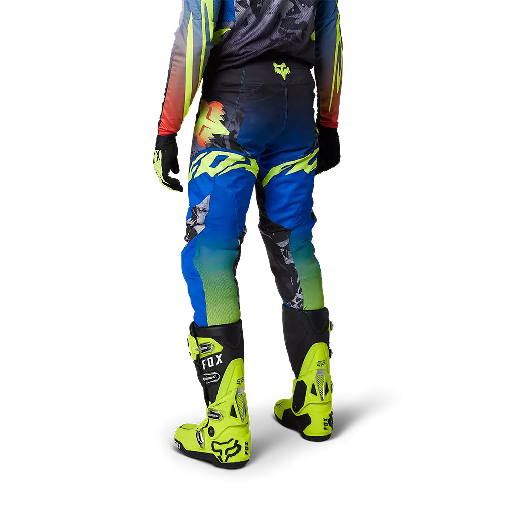 Pantalon Moto 360 Dkay Azul/Negro/Amarillo Fox - Rideshop