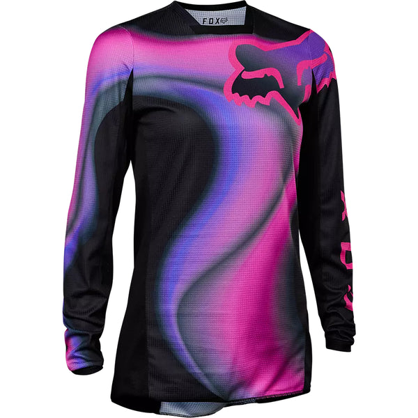 Polera Moto Mujer 180 Toxsyk Negro/Rosado Fox - Rideshop