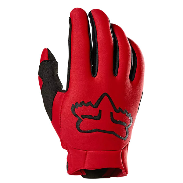 Guantes Moto Defend Thermo Offroad CE Rojo Fox - Rideshop