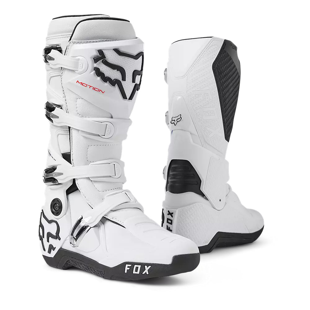 Botas Moto Motion Blanco Fox - Rideshop