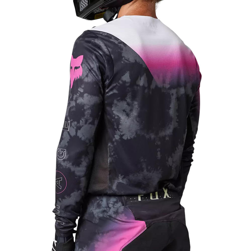 Polera Moto Flexair Detonate Negro Fox