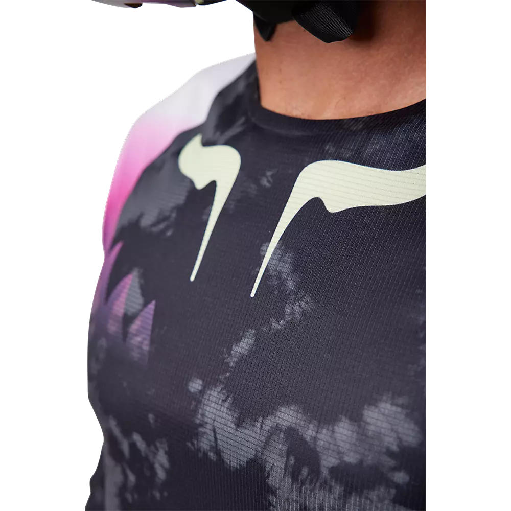 Polera Moto Flexair Detonate Negro Fox