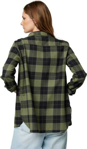 Camisa Lifestyle Mujer Pines Verde Fox - Rideshop