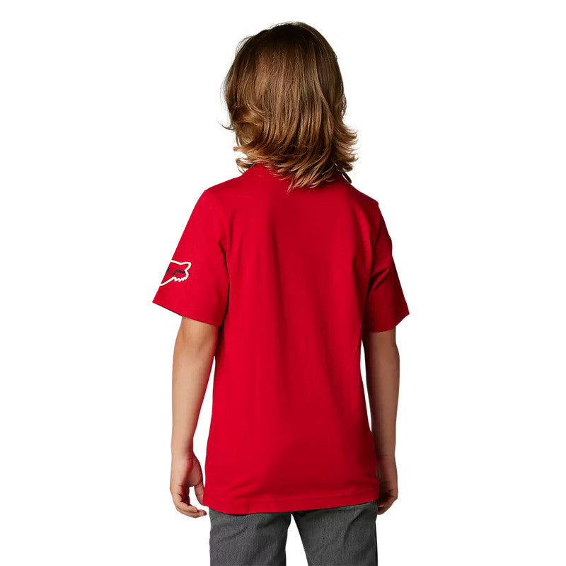 Polera Lifestyle Niño Vizen Rojo Fox - Rideshop