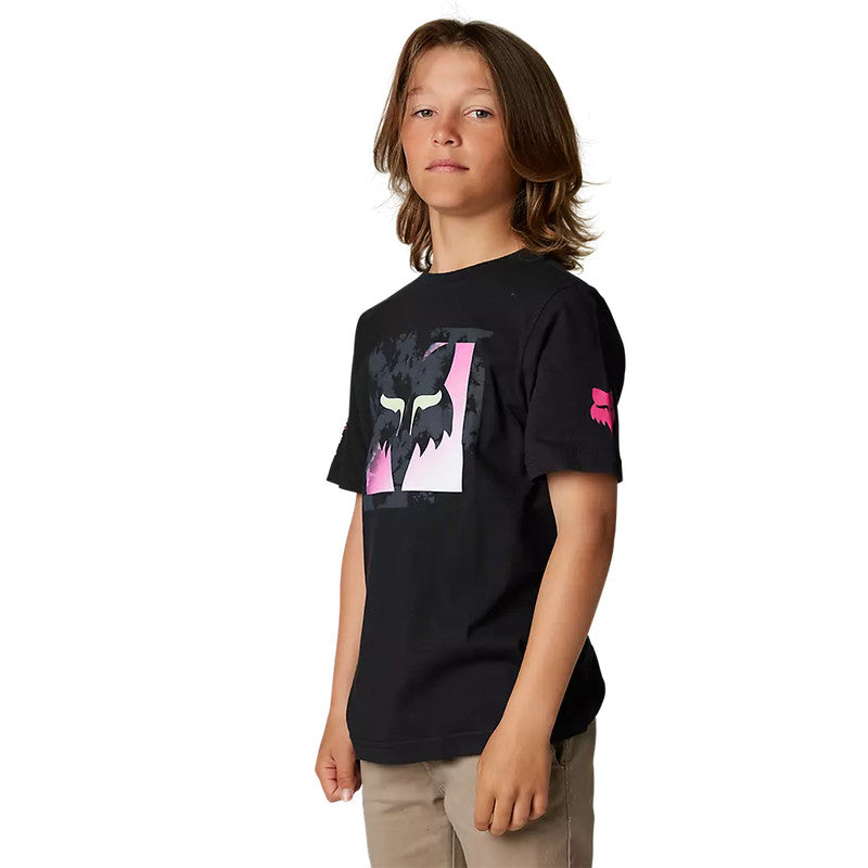 Polera Lifestyle Niño Detonate Negro Fox - Rideshop