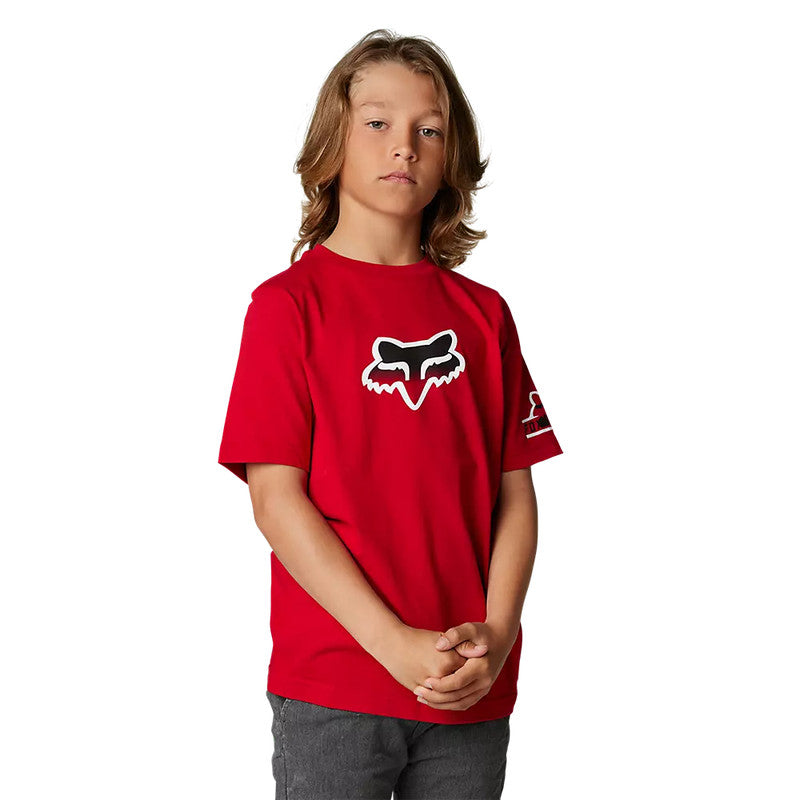 Polera Lifestyle Niño Vizen Rojo Fox - Rideshop