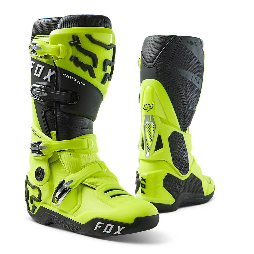 Botas Moto Instinct Amarillo Fox - Rideshop