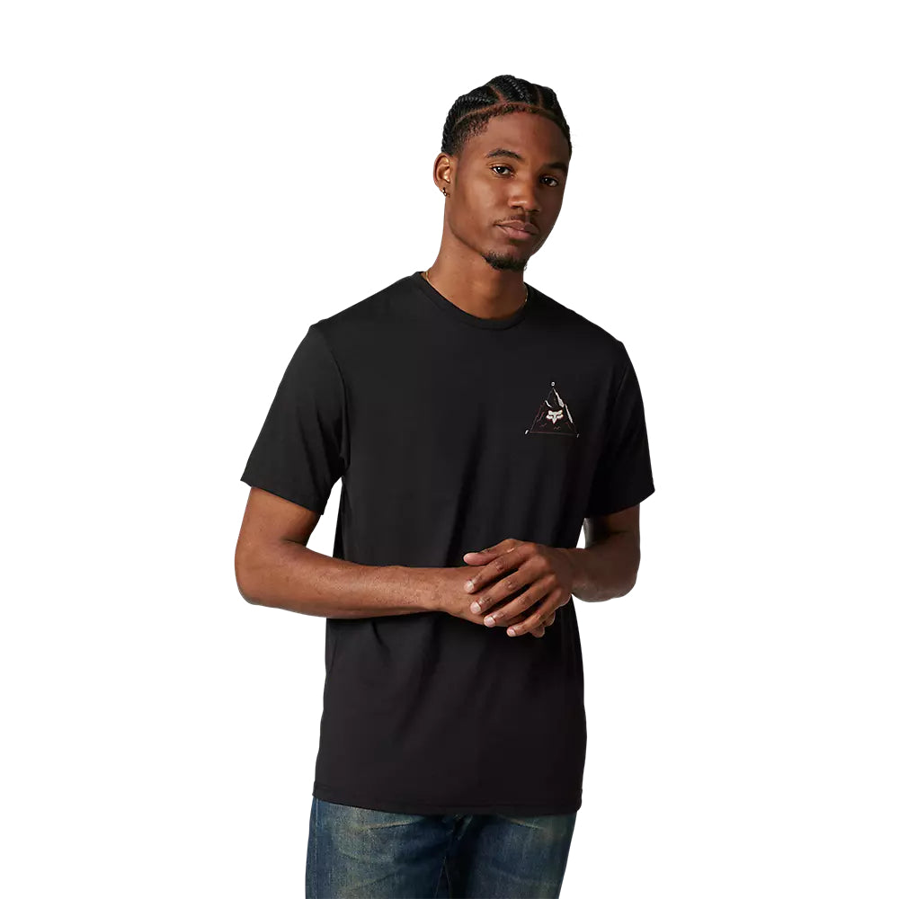 Polera Lifestyle Finisher Drirelease® Negro Fox - Rideshop
