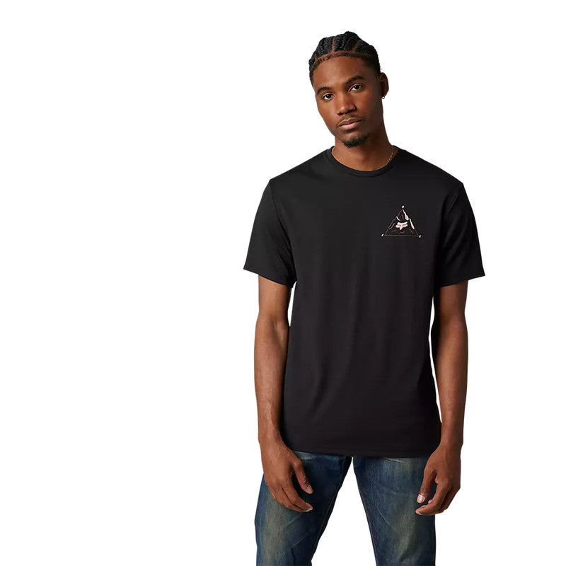Polera Lifestyle Finisher Drirelease® Negro Fox - Rideshop