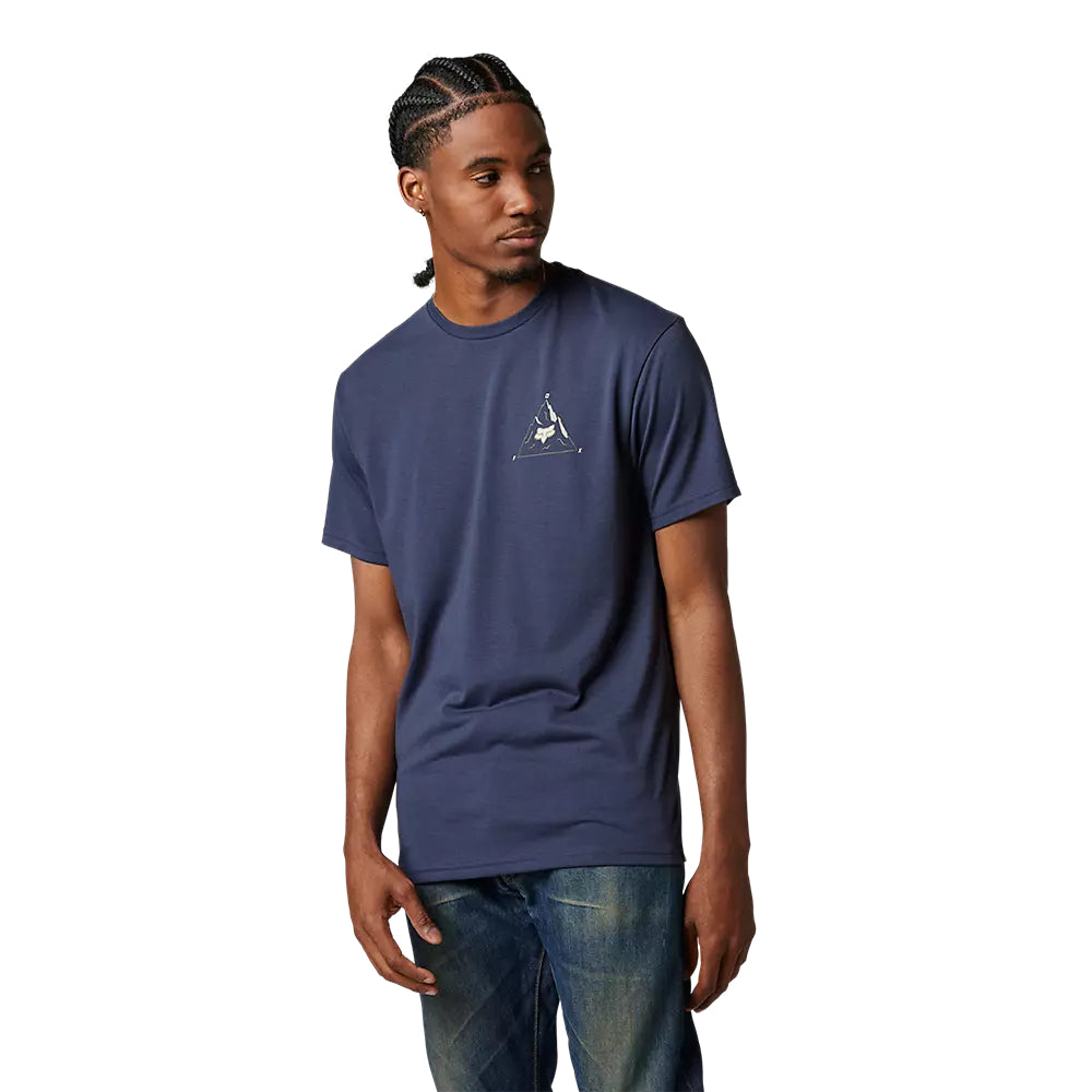 Polera Lifestyle Finisher Drirelease® Azul Fox - Rideshop