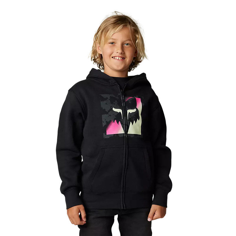 Poleron Lifestyle Niño Detonate Negro Fox - Rideshop