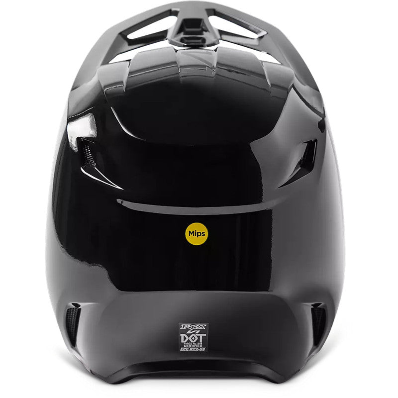 Casco Moto V1 Solid Negro Fox - Rideshop