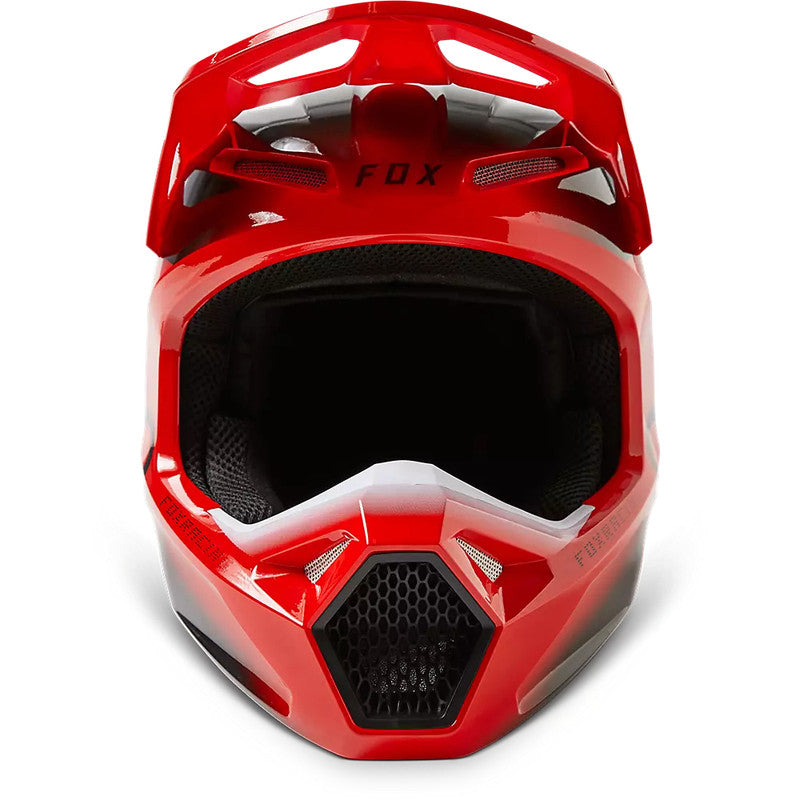 Casco Moto Niño V1 Toxsyk Rojo Fox - Rideshop