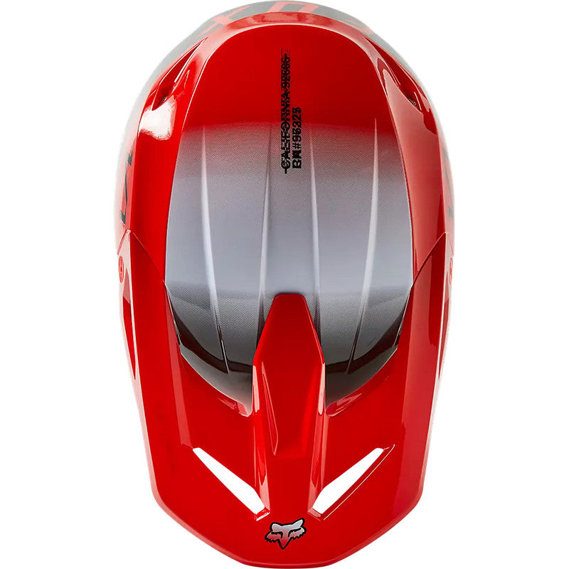 Casco Moto Niño V1 Toxsyk Rojo Fox - Rideshop