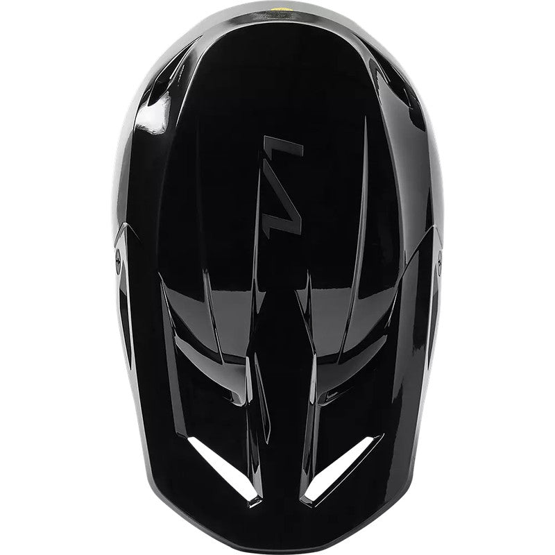 Casco Moto V1 Solid Negro Fox - Rideshop