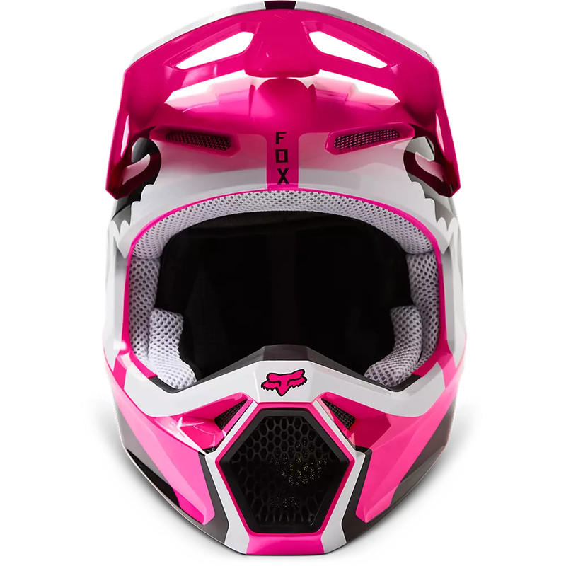 Casco Moto V1 Leed Rosado Fox