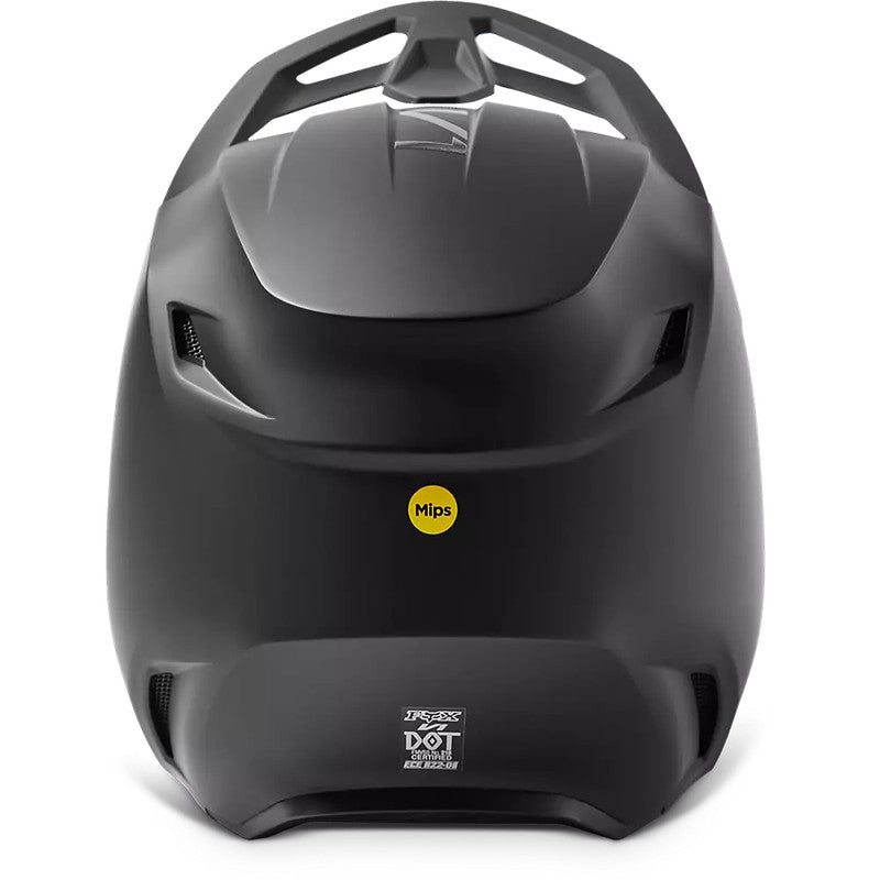 Casco Moto V1 Solid Negro Mate Fox - Rideshop