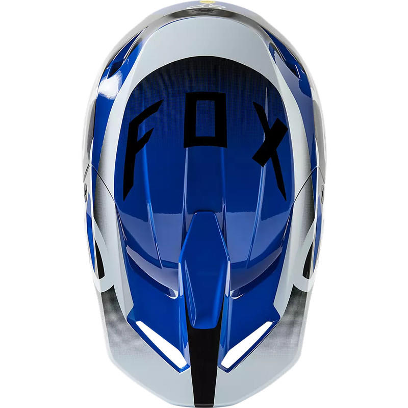 Casco Moto V1 Leed Azul Fox