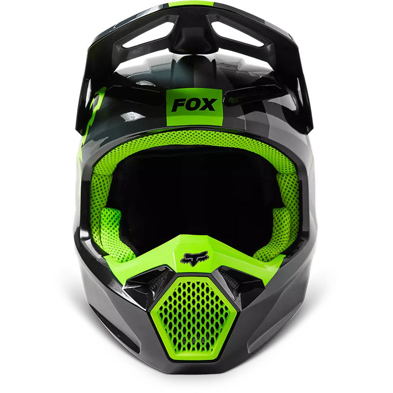 Casco Moto Niño V1 Xpozr Negro Fox - Rideshop