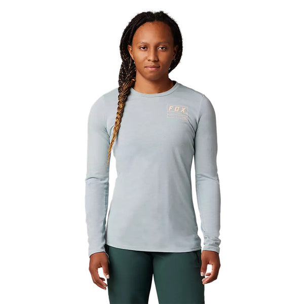 Polera Bicicleta Mujer Manga Larga Ranger Drirelease® Gris Fox - Rideshop